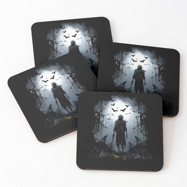 Item preview, an eerie silhouette of a scarecrow 3 designed and sold by eyestetix.