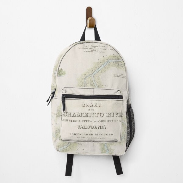 Item preview, Vintage Map of the Sacramento River (1850) designed and sold by BravuraMedia.