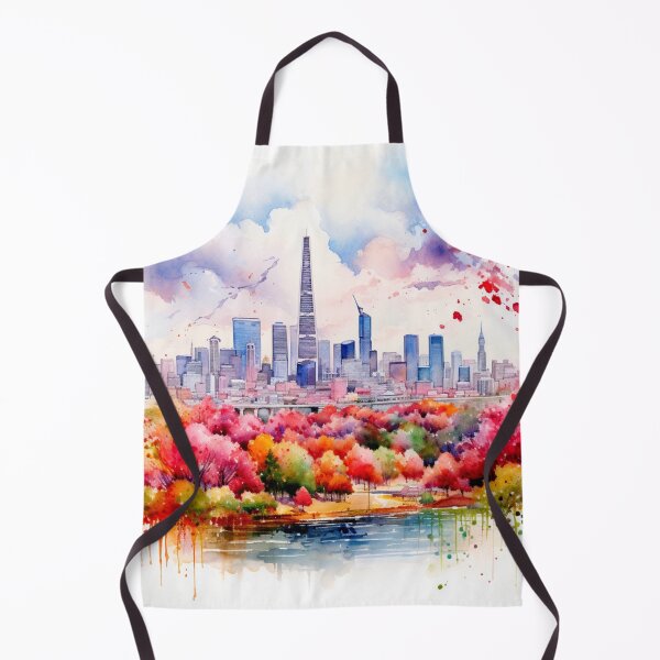 Item preview, A Watercolor Design of Seoul - South Korea designed and sold by Sketch-Shack.