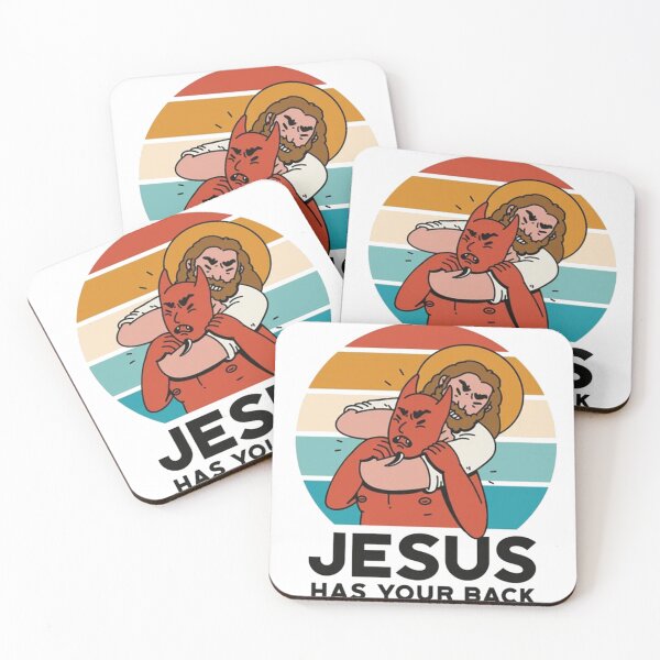 Item preview, Jesus Has Your Back Funny designed and sold by lautarofewe.