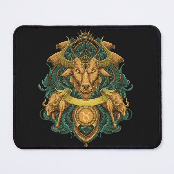 Item preview, Taurus Zodiac Engraving Illustration designed and sold by WOLForDEER.