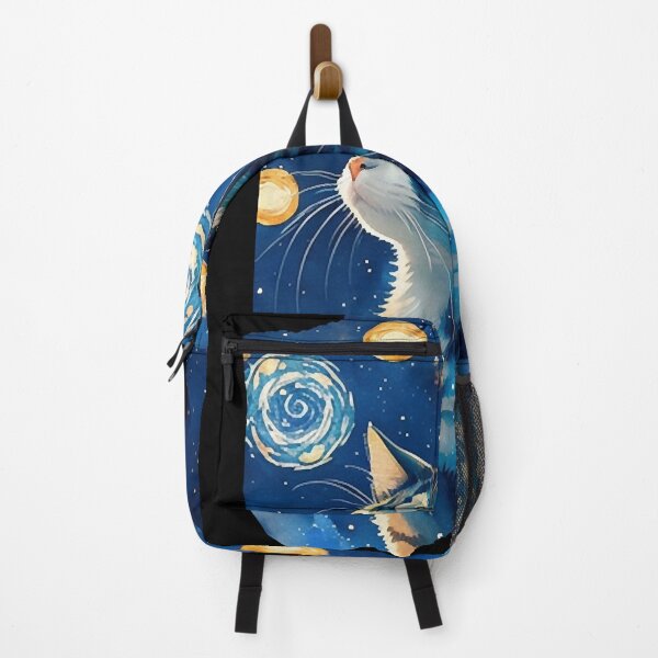 Item preview, Starry night Cat Vincent van Gogh Cat Painting designed and sold by BennieAuer.