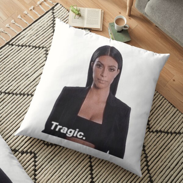 Kim Kardashian- Tragic Floor Pillow