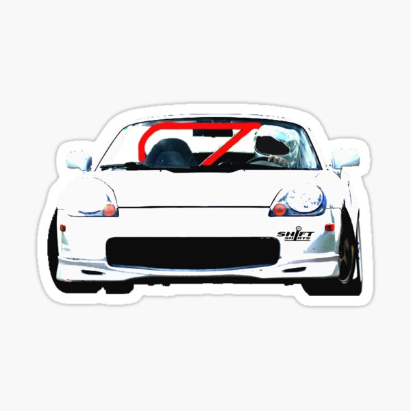 Shift Shirts Mid-Rear - Midship Runabout Inspired Sticker