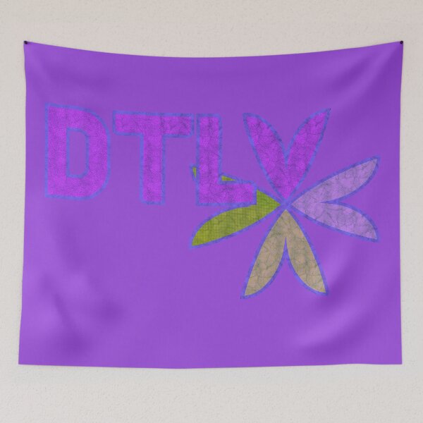 Item preview, Downtown Las Vegas DTLV Flower Purple designed and sold by sabreart.