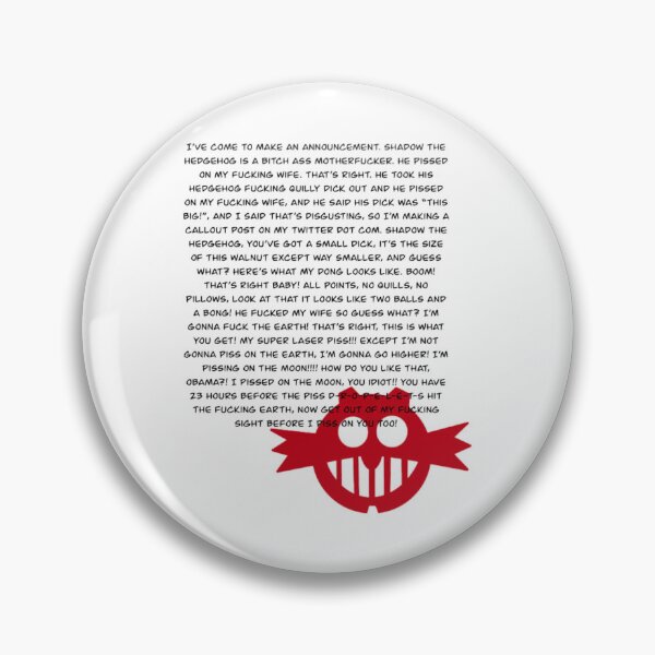 Item preview, Eggman_s Announcement designed and sold by lidoshop21.