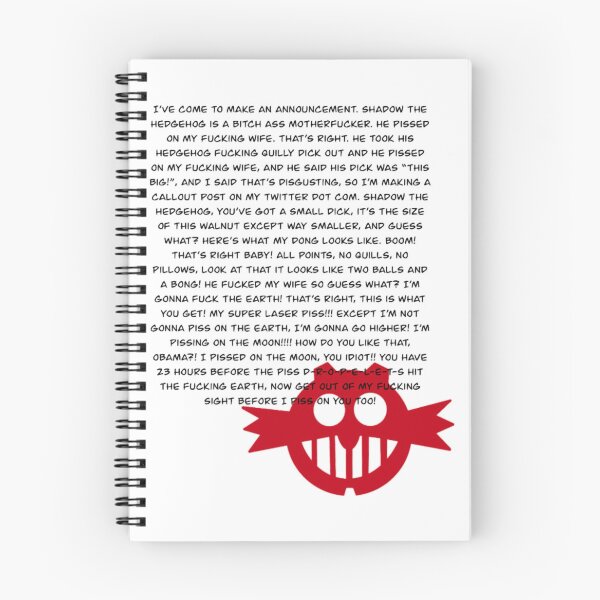 Item preview, Eggman_s Announcement designed and sold by lidoshop21.
