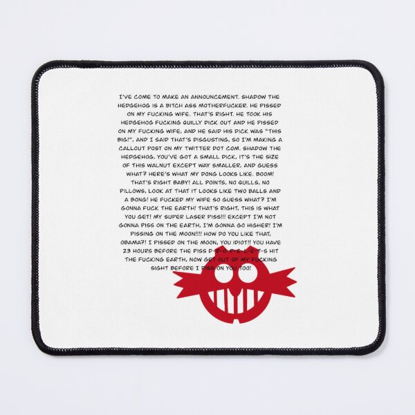 Item preview, Eggman_s Announcement designed and sold by lidoshop21.
