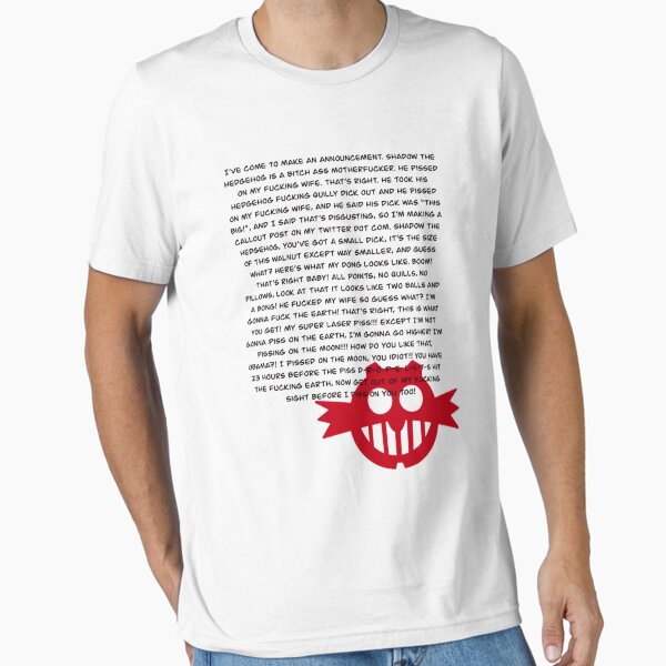 Item preview, Eggman_s Announcement designed and sold by lidoshop21.