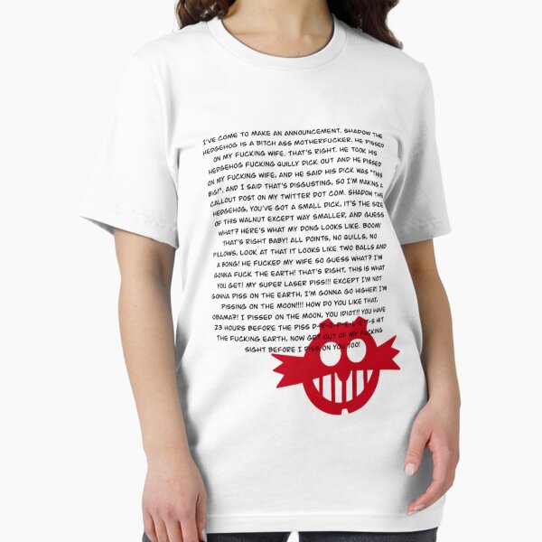 Item preview, Eggman_s Announcement designed and sold by lidoshop21.