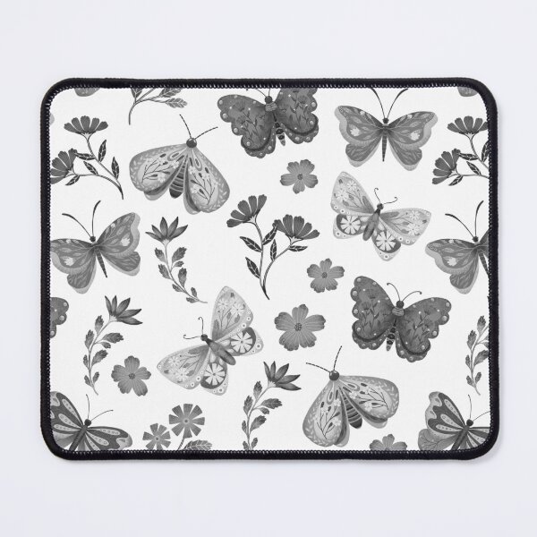 Item preview, Butterflies in black white designed and sold by pinkyfish1010.
