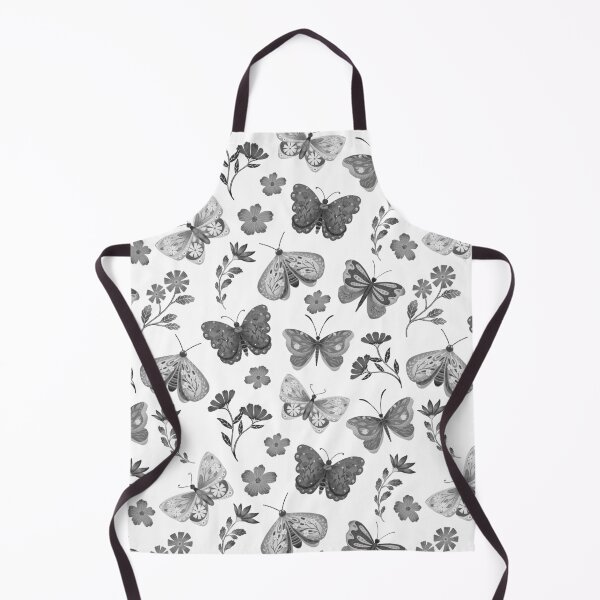 Item preview, Butterflies in black white designed and sold by pinkyfish1010.