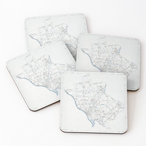 Item preview, Vintage Map of Mercer County NJ (1985) designed and sold by BravuraMedia.