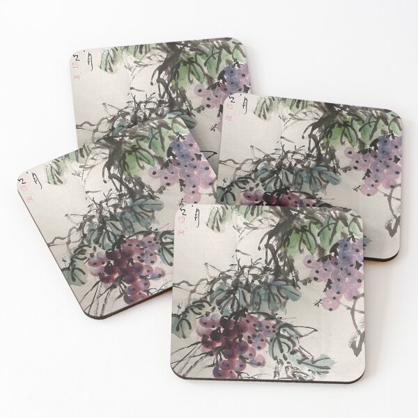 Item preview, YT 85A - Clustered Summer Black Grapes  designed and sold by Zhongwu AO.