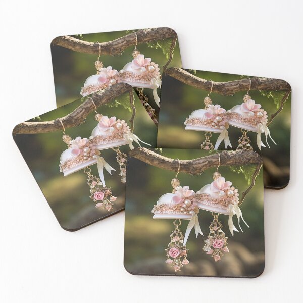 Item preview, Whimsical Rococo Earrings designed and sold by DeenaDee.