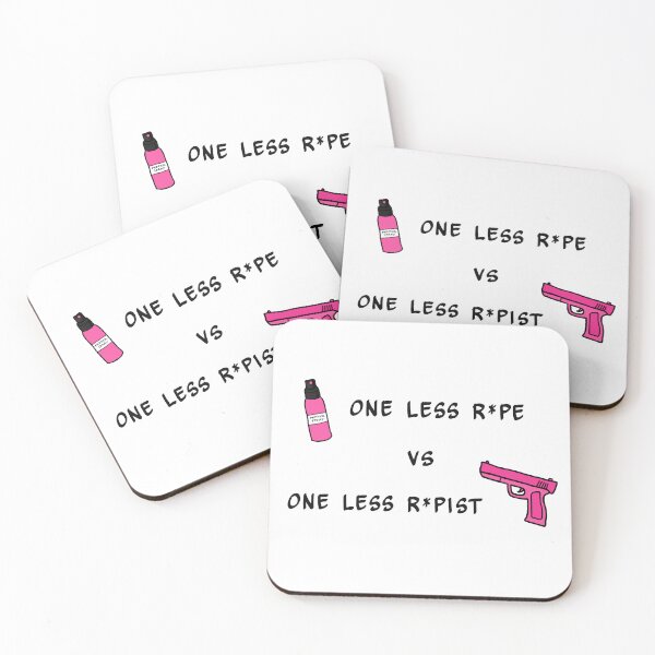 Item preview, One less r*pe vs one less r*pist designed and sold by LibertyCapital.