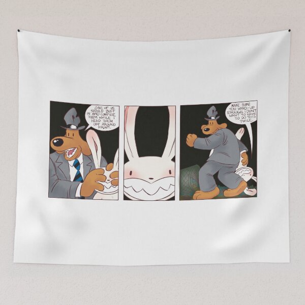 Item preview, sam and max comic panel redraw 2 designed and sold by luckyclover7.