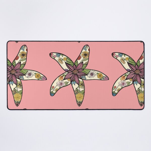 Item preview, Starfish with Flowers designed and sold by CarrieBrose.