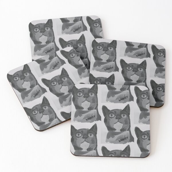 Item preview, Banksy the Cat designed and sold by BecAnd.