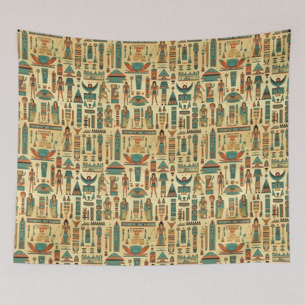 Item preview, Enchanting Ancient Egypt Seamless Pattern - Timeless Elegance for Commercial Use designed and sold by AlienSkinEyes.