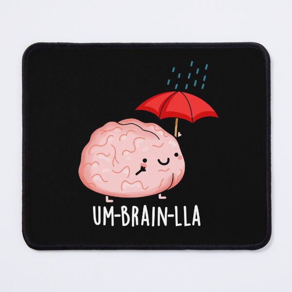Item preview, Um-brain-lla Funny Brain Puns (Dark BG) designed and sold by punnybone.