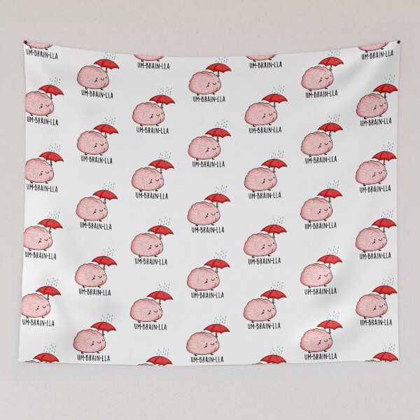 Item preview, Um-brain-lla Funny Brain Puns  designed and sold by punnybone.
