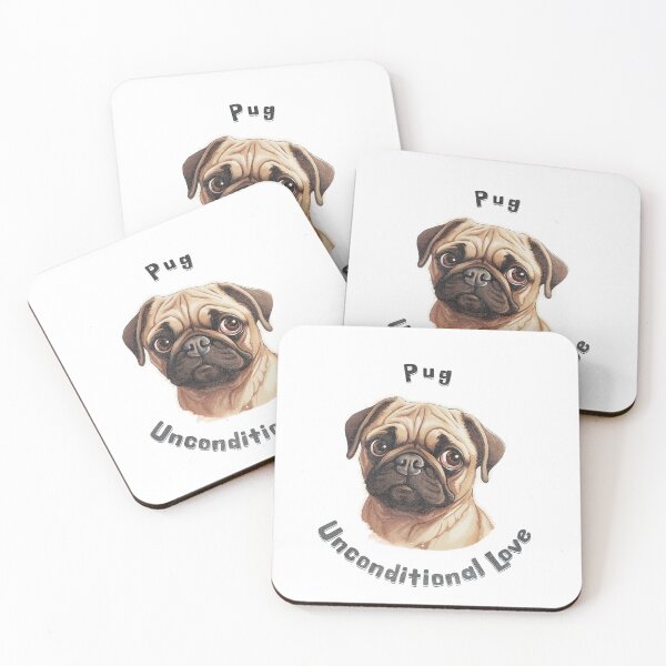 Item preview, Pug - Unconditional Love designed and sold by Patrick Edwards.