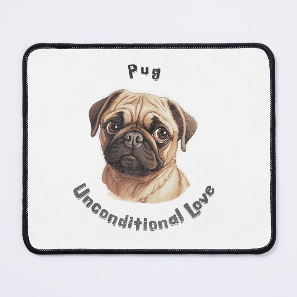 Item preview, Pug - Unconditional Love designed and sold by Patrick Edwards.