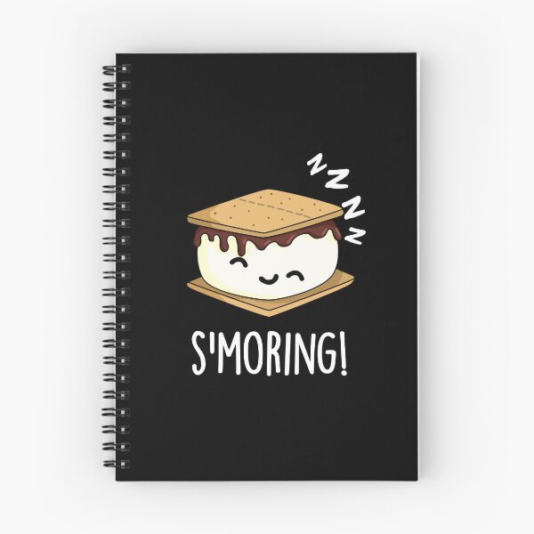 Item preview, Smoring Funny Smore Puns (Dark BG) designed and sold by punnybone.