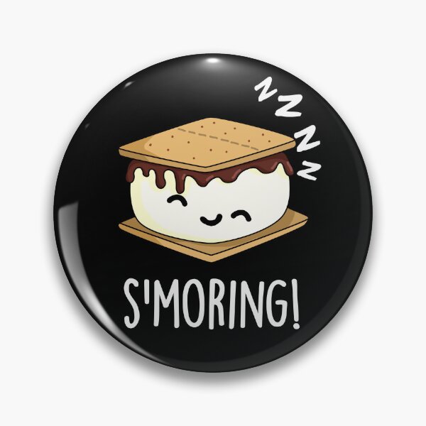 Item preview, Smoring Funny Smore Puns (Dark BG) designed and sold by punnybone.