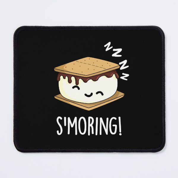 Item preview, Smoring Funny Smore Puns (Dark BG) designed and sold by punnybone.