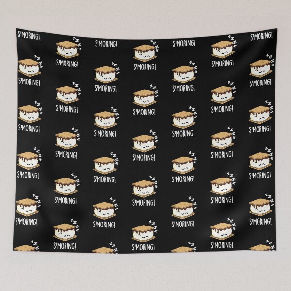 Item preview, Smoring Funny Smore Puns (Dark BG) designed and sold by punnybone.