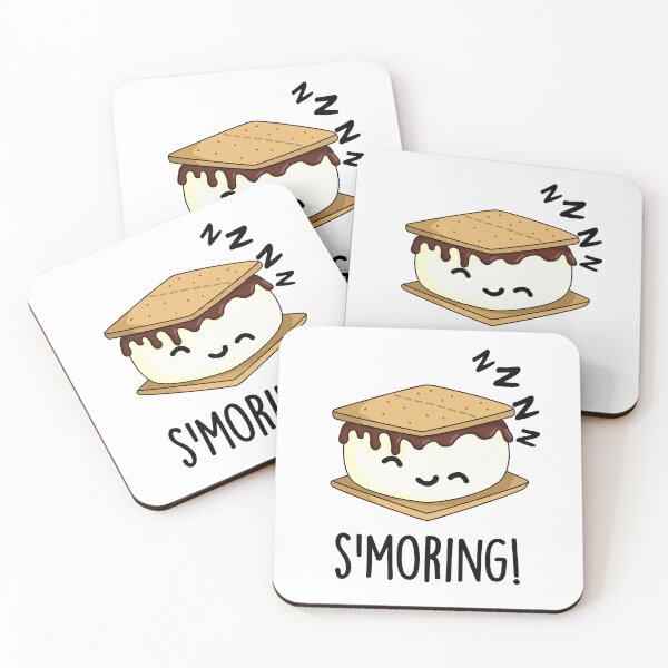Item preview, Smoring Funny Smore Puns  designed and sold by punnybone.
