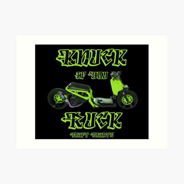 Shift Shirts Knuck If You Ruck – Ruckus Inspired Art Print