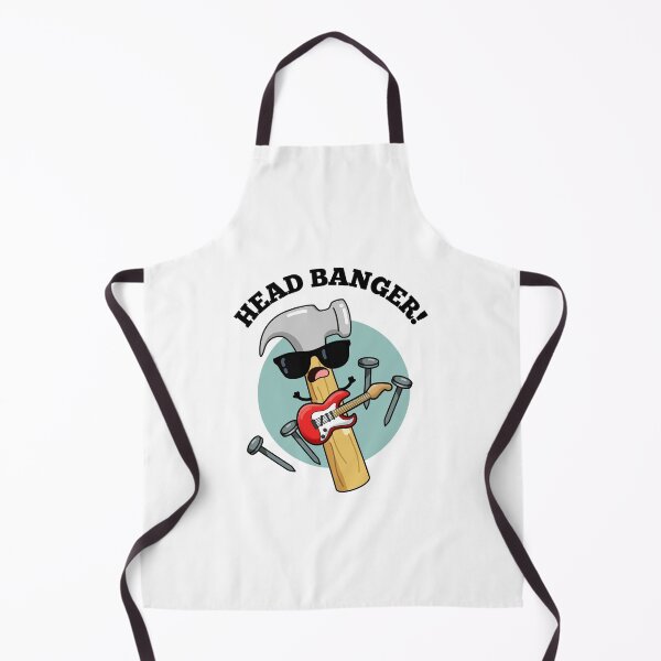 Item preview, Head Banger Funny Music Puns  designed and sold by punnybone.
