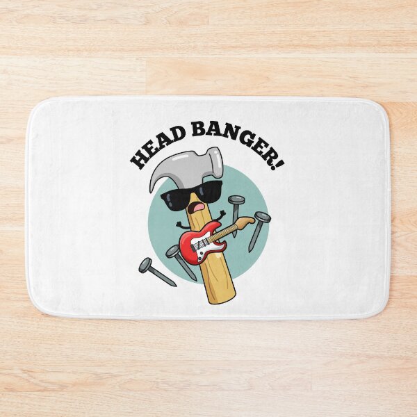 Item preview, Head Banger Funny Music Puns  designed and sold by punnybone.