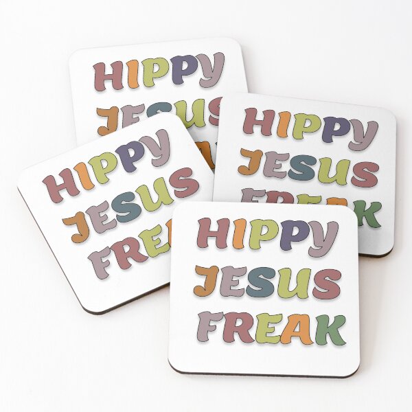 Aperçu de l'œuvre HIPPY JÉSUS freak créée et vendue par GROOVYJOURNEY.