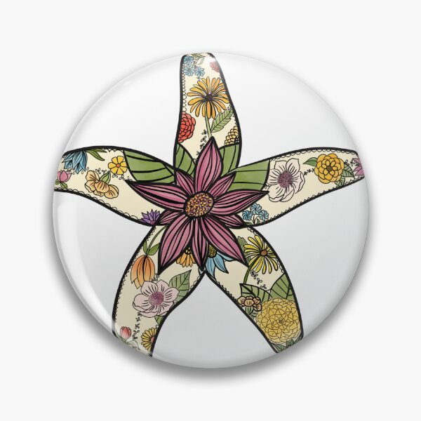 Item preview, Copy of Starfish with Flowers designed and sold by CarrieBrose.