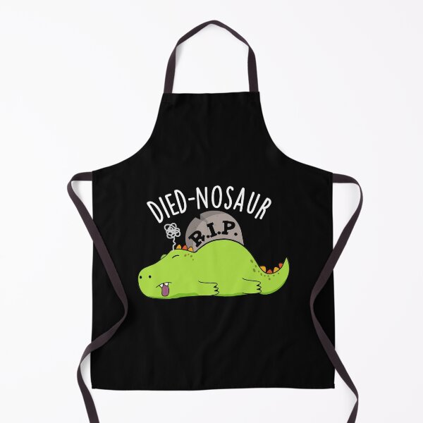 Item preview, Died-nosaur Funny Dinosaur Puns (Dark BG) designed and sold by punnybone.