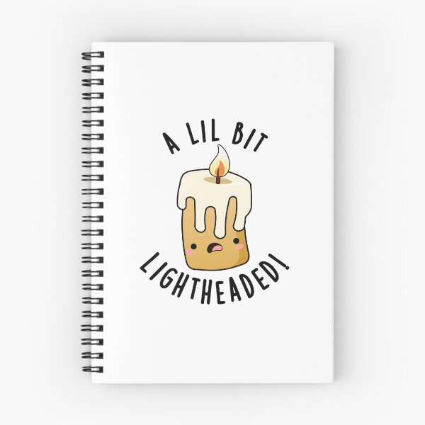 Item preview, A Lil Bit Light Headed Funny Candle Puns  designed and sold by punnybone.