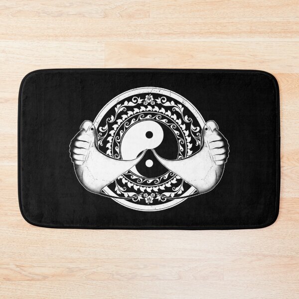 Item preview, Yin Yang Manta Ray designed and sold by NicGrayGraphic.