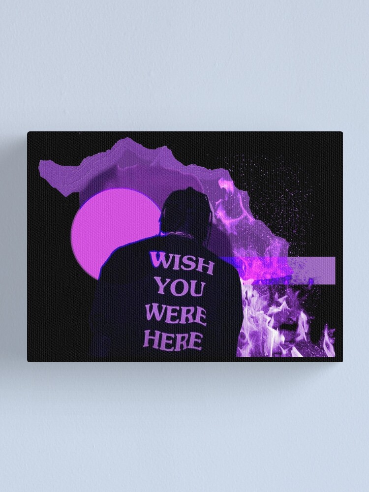 Wish You Were Here Travis Scott Astroworld | Canvas Print