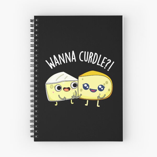 Item preview, Wanna Curdle Funny Cheese Puns (Dark BG) designed and sold by punnybone.
