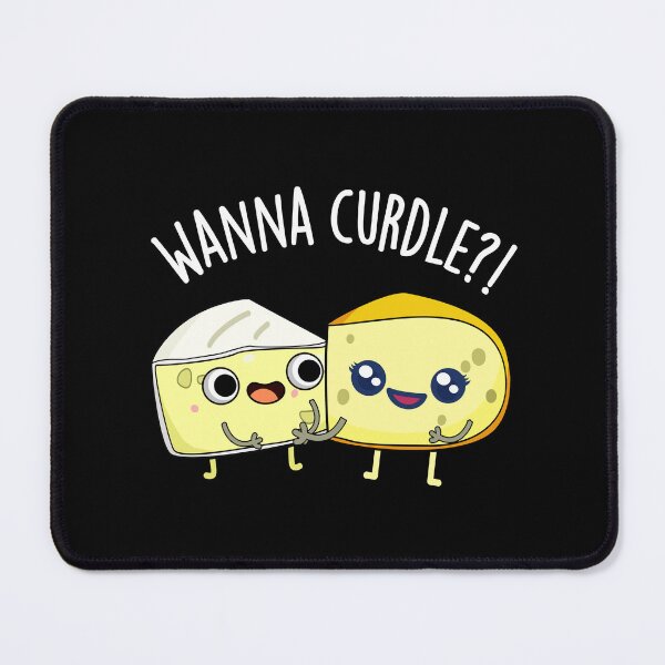 Item preview, Wanna Curdle Funny Cheese Puns (Dark BG) designed and sold by punnybone.