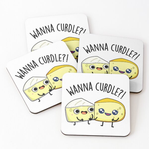 Item preview, Wanna Curdle Funny Cheese Puns  designed and sold by punnybone.