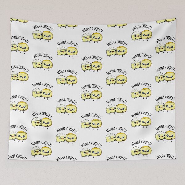 Item preview, Wanna Curdle Funny Cheese Puns  designed and sold by punnybone.
