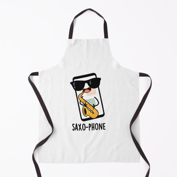Item preview, Saxo-phone Funny Cellphone Puns designed and sold by punnybone.