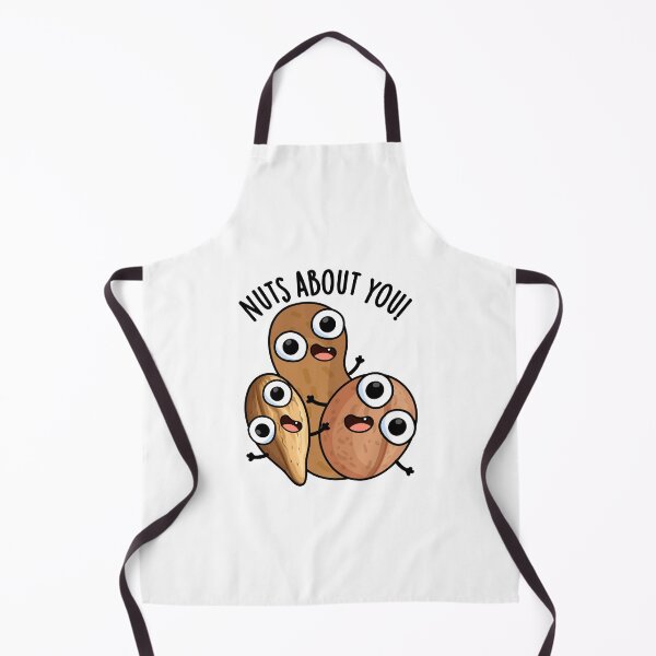 Item preview, Nuts About You Funny Nut Puns designed and sold by punnybone.