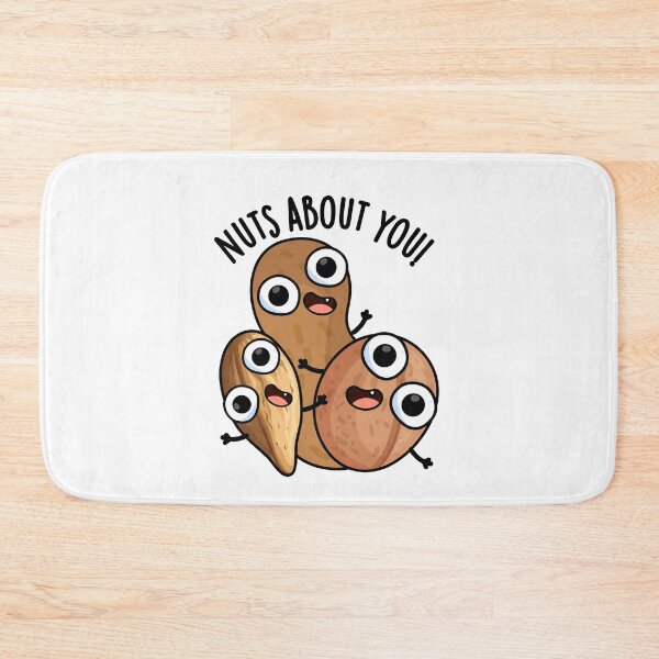 Item preview, Nuts About You Funny Nut Puns designed and sold by punnybone.