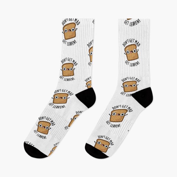 Item preview, Don't Get Mad Get Leaven Funny Bread Puns  designed and sold by punnybone.